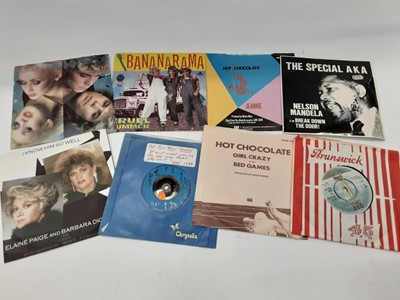 Lot 1900 - Box of single records including The KLF, Ace Of Base, Reel 2 Real and UB40 (approximately 170)