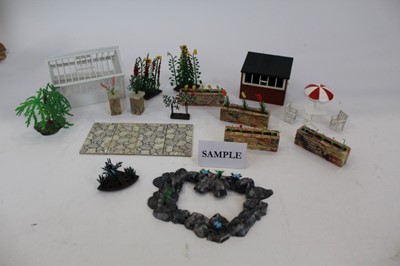 Lot 1557 - Britains 1960s miniature garden selection in 2 boxes