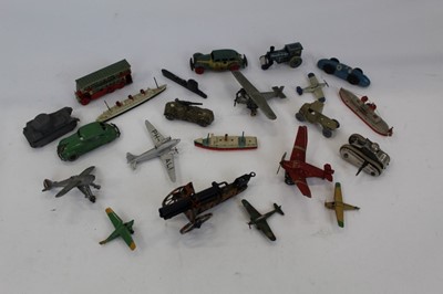 Lot 1529 - Selection of tinplate friction and other toys