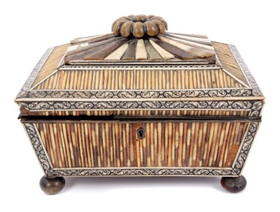 Lot 774 - 19th century Anglo-Indian porcupine box