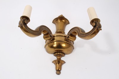 Lot 666 - Two branch wall light