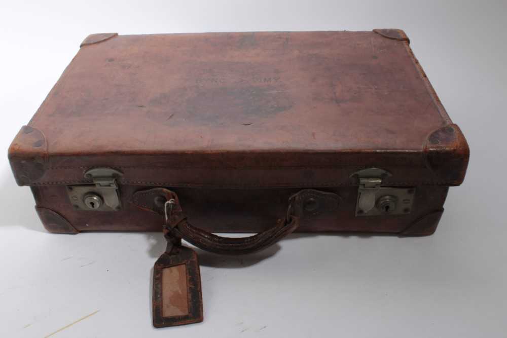 Lot 217 - Field Marshall Byng of Vimy Brown leather case