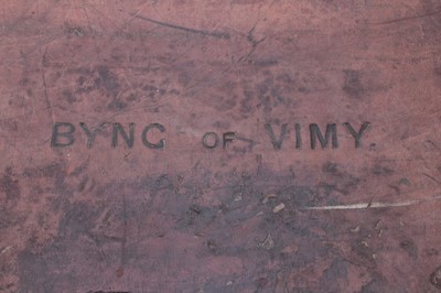 Lot 217 - Field Marshall Byng of Vimy Brown leather case