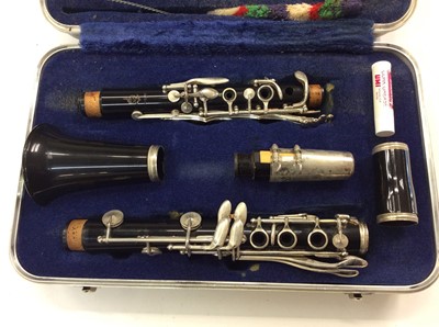 Lot 703 - Vintage Boosey & Hawkes Clarinet in fitted case