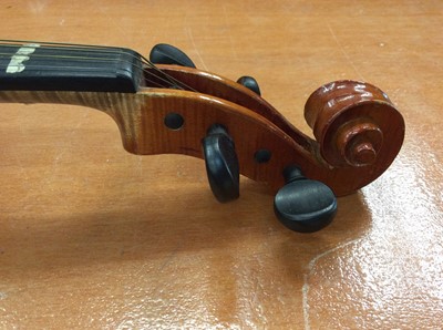 Lot 705 - Vintage Violin in case with bow by Rushworth & Dreaper in fitted case