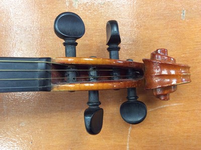 Lot 705 - Vintage Violin in case with bow by Rushworth & Dreaper in fitted case