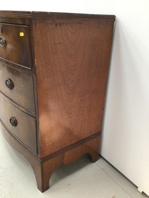 Lot 98 - 19th century mahogany bowfront chest of drawers