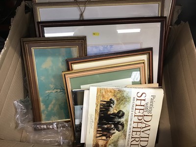 Lot 127 - David Shepherd - Collection of artwork to include signed limited edition colour prints and books