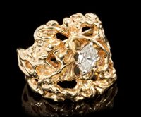 Lot 651 - Diamond single stone ring, the marquise cut...