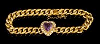 Lot 656 - Edwardian gold, amethyst and seed pearl...