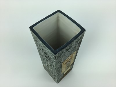 Lot 4 - Troika vase with geometric vase, 22cm high