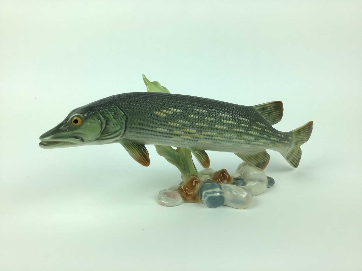 Lot 2 - Goebel model of a Pike numbered 35803 11, 25.5cm