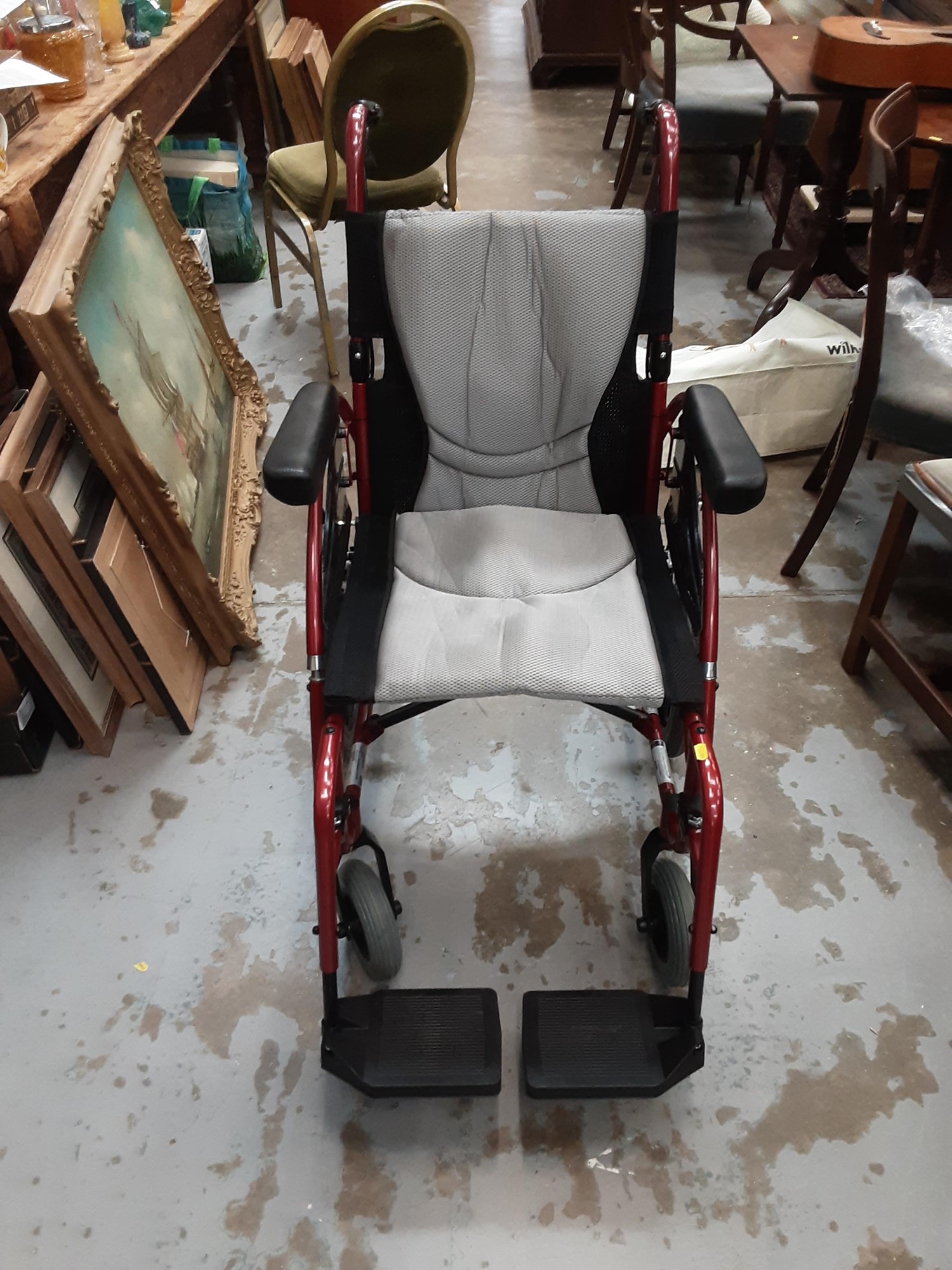 Lot 896 Karma folding wheelchair