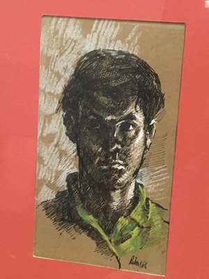 Lot 99 - Harold Riley (b.1934) charcoal and ink drawing