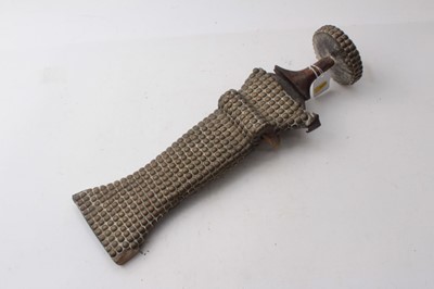 Lot 337 - 19th century Congolese sword and sheath