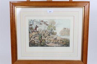 Lot 944 - Set of four sporting prints by Henry Alken