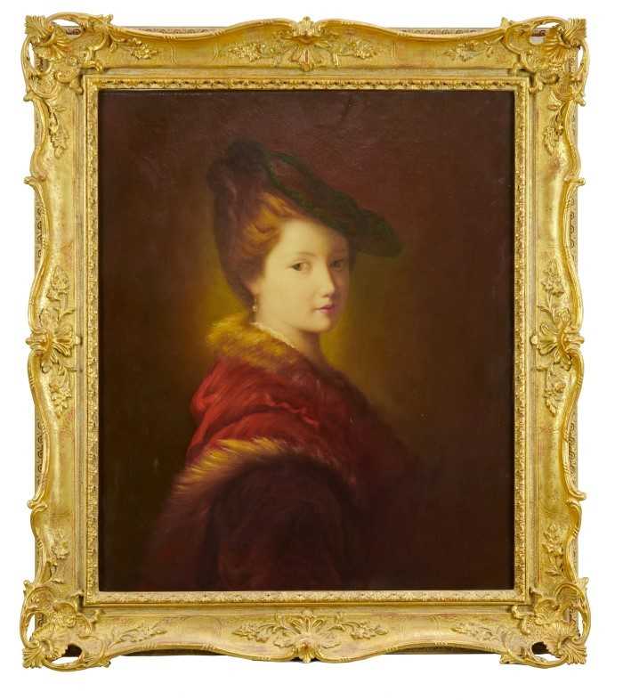 Lot 959 - Andre De Moller, Oil On Canvas - Portrait Of