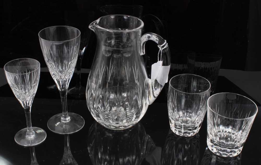 Sold at Auction: Six Stuart Crystal Small Water Glasses with Cut