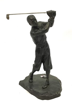 Lot 1878 - Golfing figure trophy