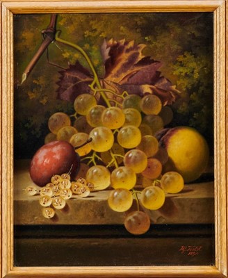 Lot 1055 - Henry George Todd pair of still life oils on canvas