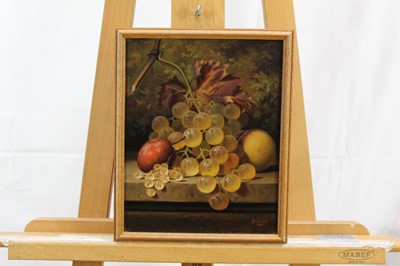 Lot 1055 - Henry George Todd pair of still life oils on canvas