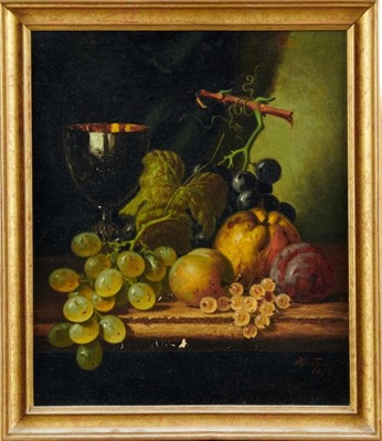 Lot 1057 - Henry George Todd still life, oil on canvas