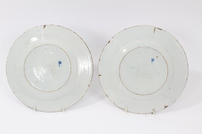 Lot 55 - Pair of Dutch Delft plates