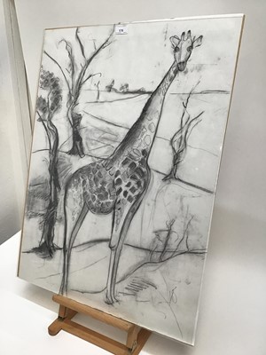 Lot 176 - Attributed to  Herbert 'Jimmy Weitmeier (German 1935-1998) Giraffe, Elephant, two works