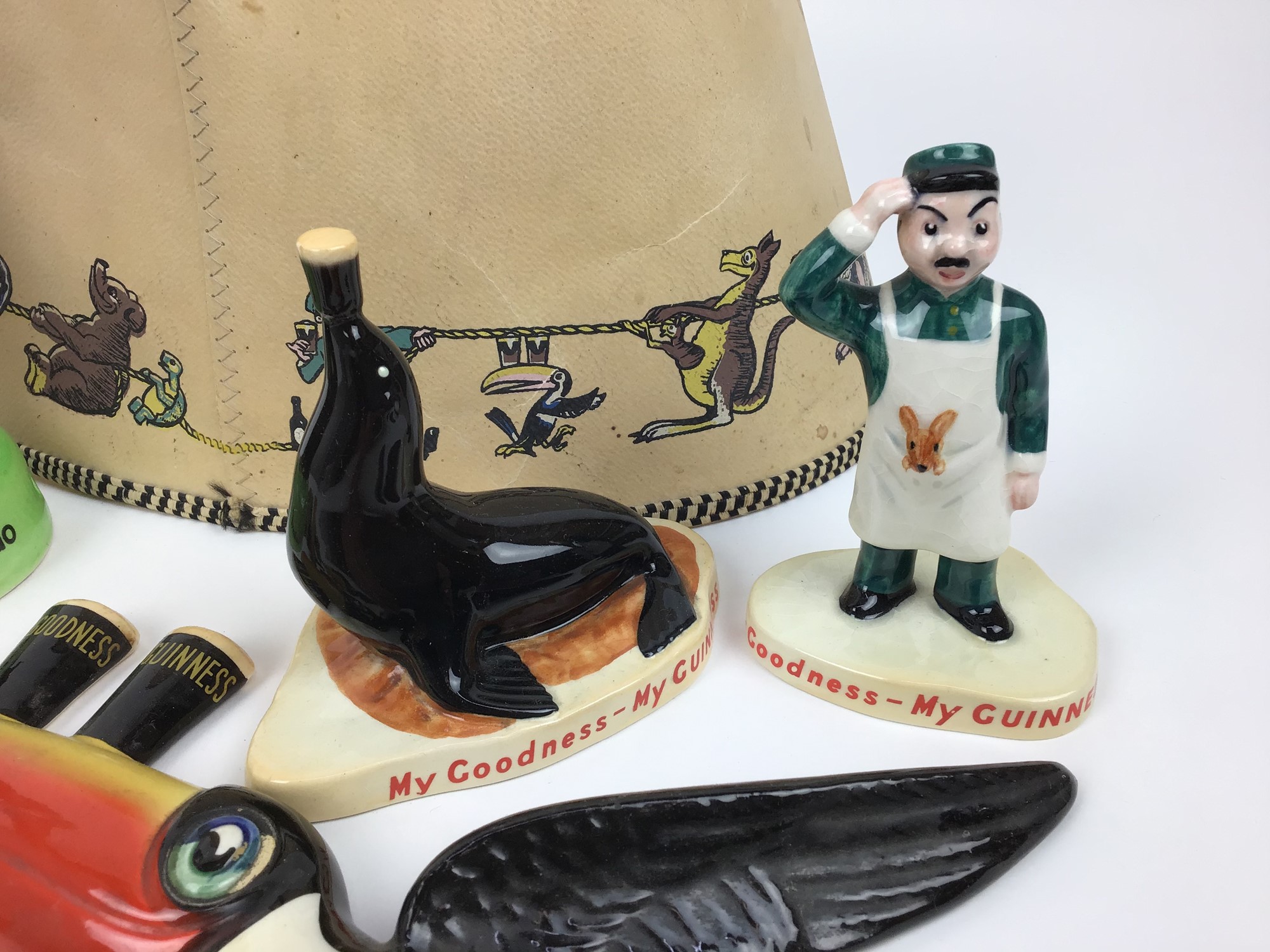 Lot 114 - Five Carlton Ware Guinness toucan wall