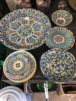 Lot 209 - Quantity of Iznik style ceramics