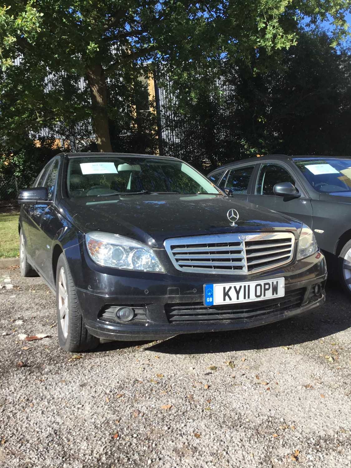 Lot 147 - 2012 Mercedes Benz C180 Saloon 1.8 petrol, automatic gearbox.  Registration KY11 0PW, finished in black MOT until 18th January 2021.  Supplie with 2 keys