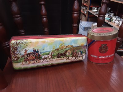 Lot 589 - Selection of vintage advertising tins