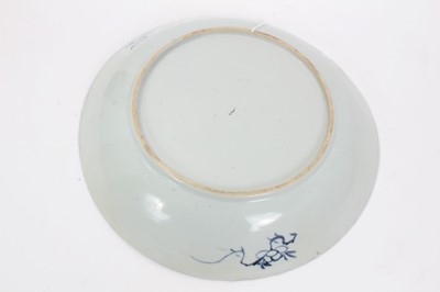 Lot 101 - Antique 18th century Chinese blue and white dish