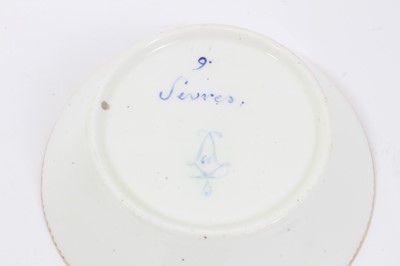 Lot 105 - Antique Sèvres cup and saucer