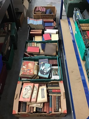 Lot 236 - Collection of antique and later books to include antique leather bound volumes, non fiction and fiction