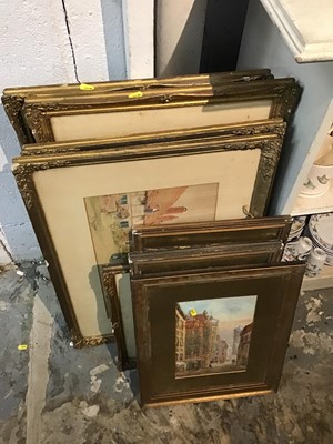 Lot 241 - Quantity of 19th century and later framed watercolours, some signed