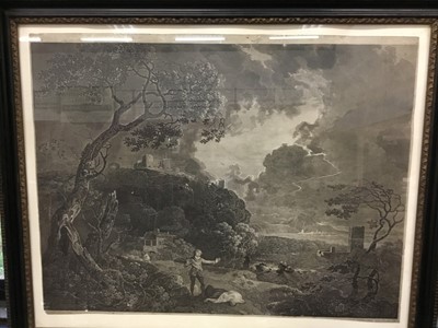 Lot 280 - 19th century engravings, framed. (5)