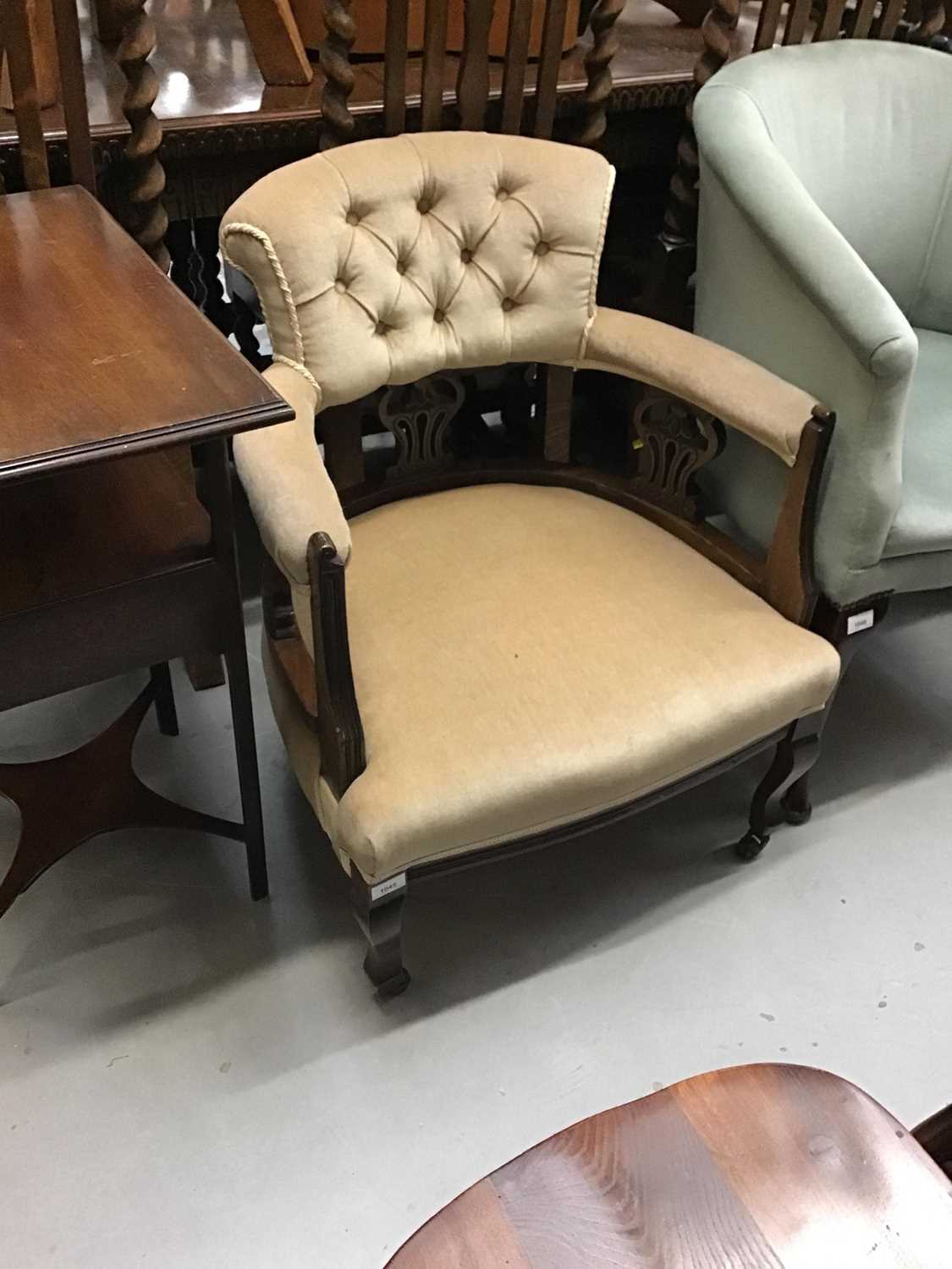 edwardian tub chair