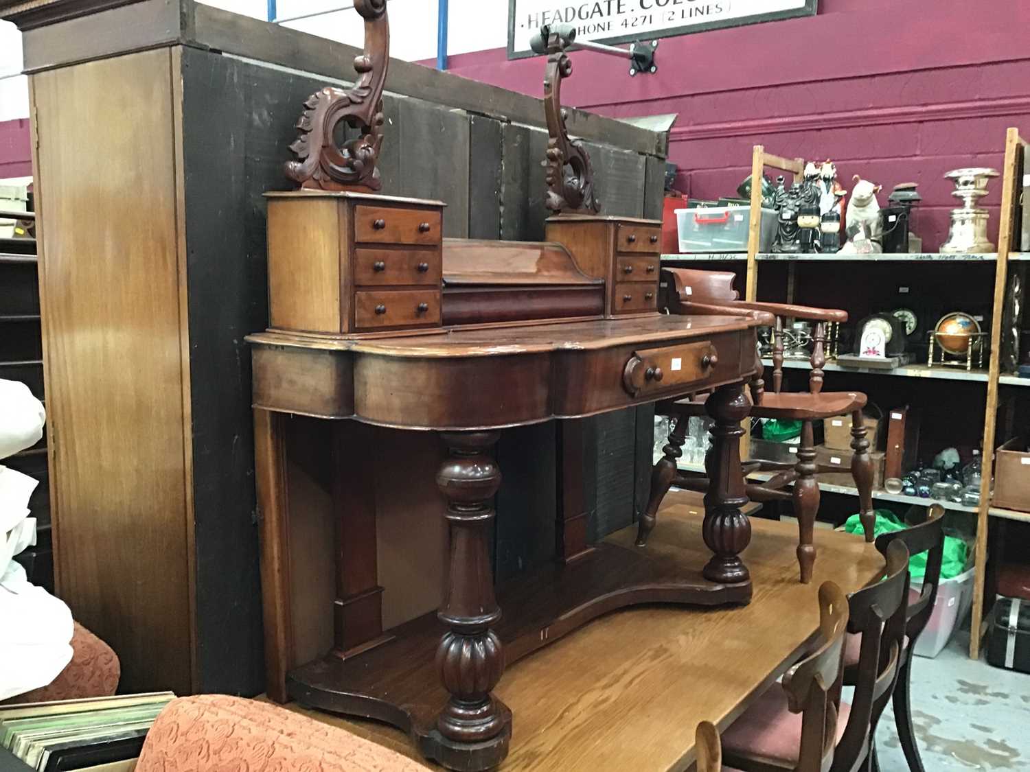 Lot 1054 - Victorian mahogany dressing table