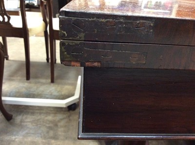 Lot 1059 - Early Victorian rosewood card table