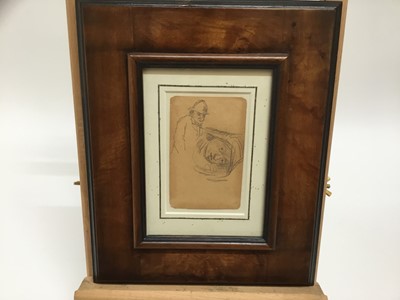 Lot 188 - Attributed to Augustus John (1878-1961) pencil sketchbook page