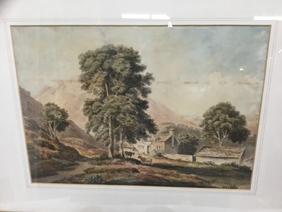 Lot 232 - English School, 19th century cattle in a landscape, other pictures