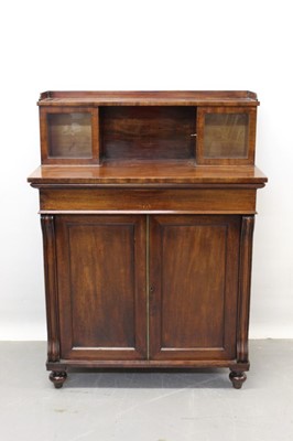 Lot 1226 - Mid 19th century mahogany chiffonier