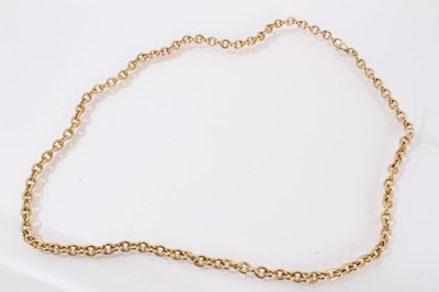 Lot 489 - 9ct gold chain