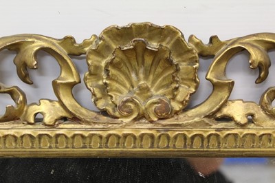 Lot 1252 - 19th century Florentine gilt wall mirror