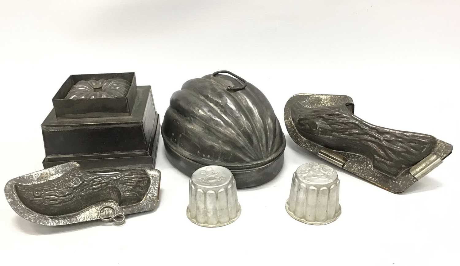 Lot 1869 - Collection of antique and vintage jelly moulds and chocolate moulds to include Mickey Mouse, Disney etc