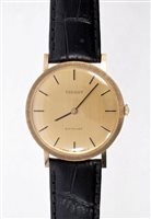 Lot 777 - Gentlemen's late 1960s Tissot 9ct gold...