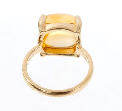 Lot 452 - Tiffany citrine ring