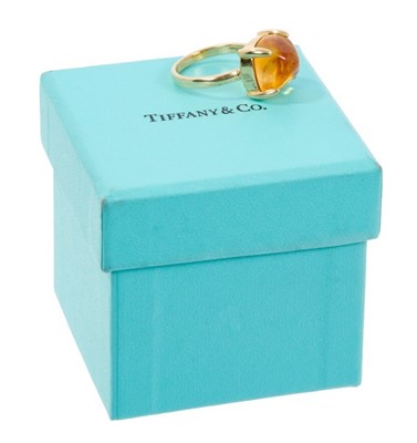 Lot 452 - Tiffany citrine ring