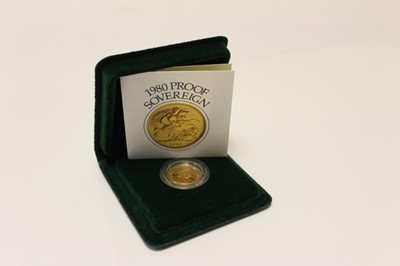 Lot 489 - G.B. - The Royal Mint gold proof sovereign 1980